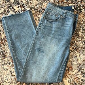 Women’s high rise Blue Jeans